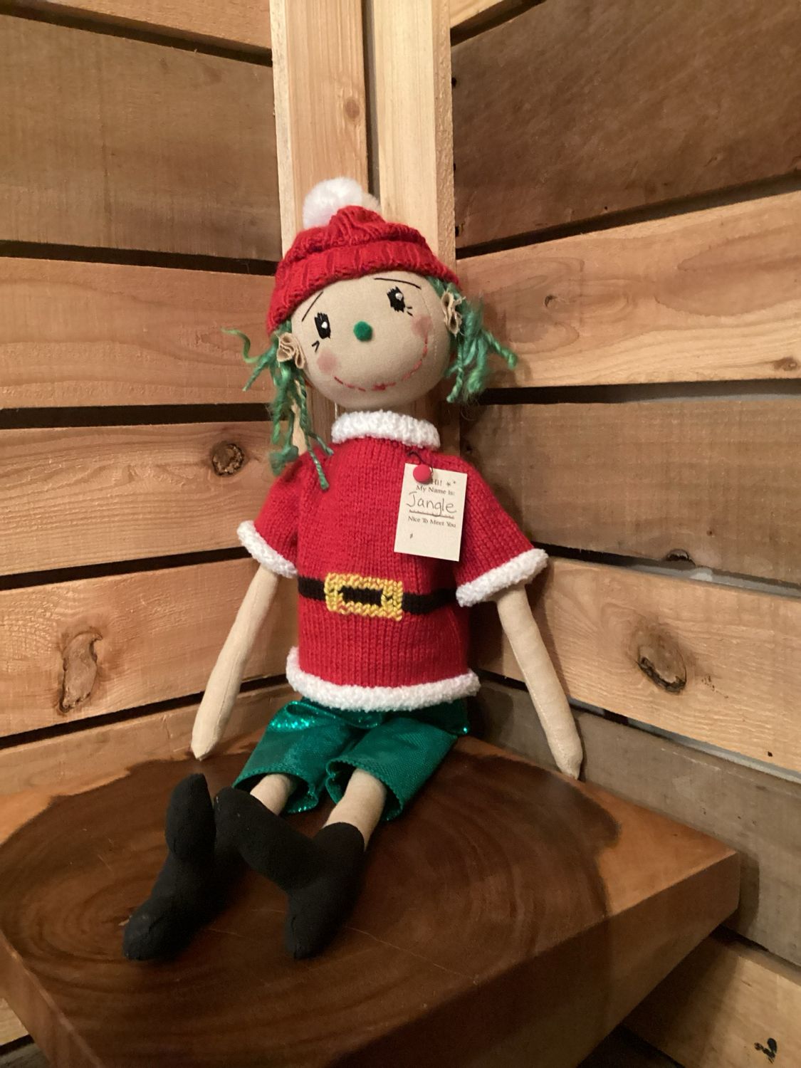 Christmas Elf Doll ~ OOAK ~ Jangle