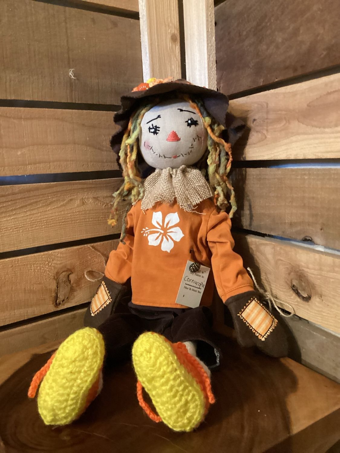 Scarecrow Doll ~ OOAK ~ Cornucopia