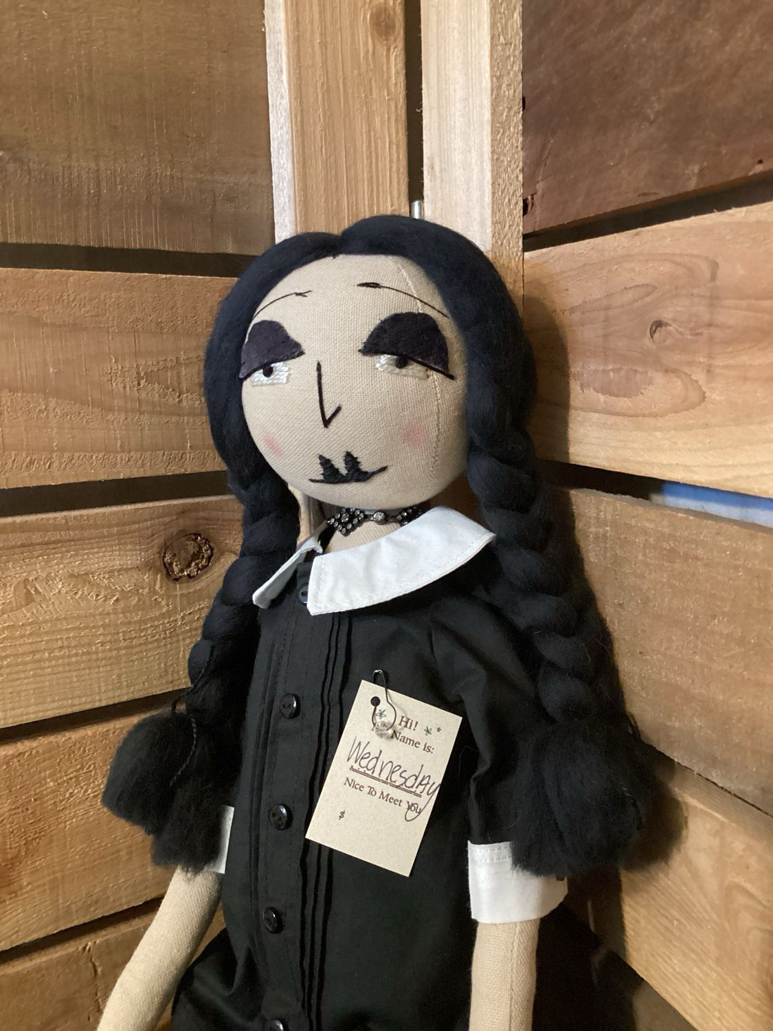Addams Family Inspired Doll ~ OOAK ~ Wednesday Addams Family Inspired Doll ~ OOAK ~ Wednesday