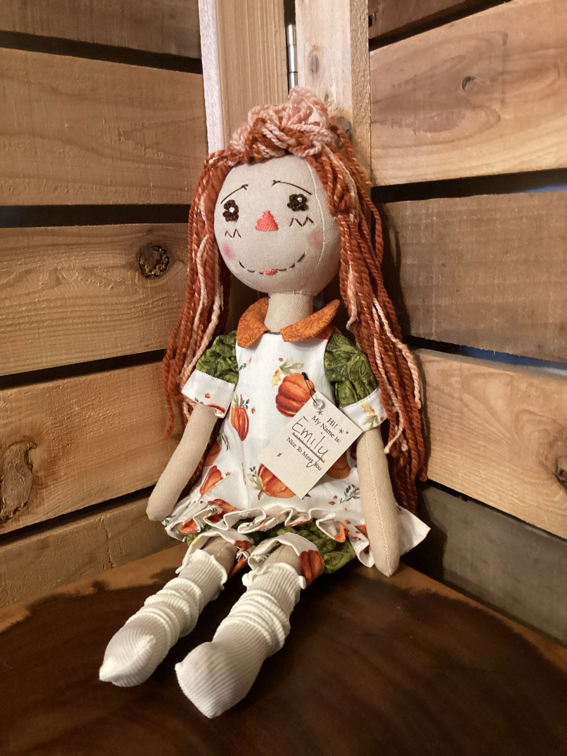Fall Raggedy Dolly ~ OOAK ~ Emily
