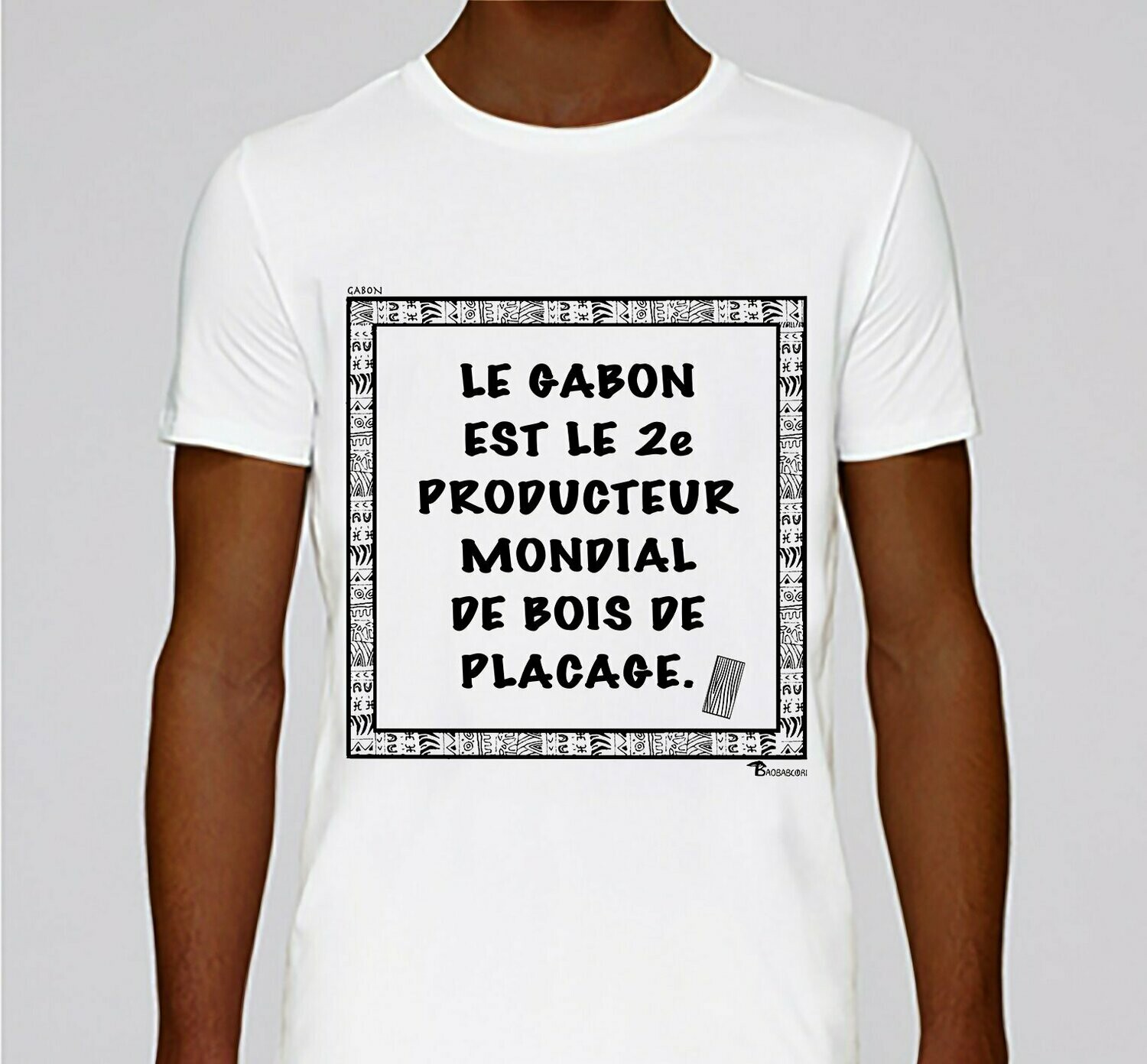 TEE-SHIRT ECONOMIE GABON BOIS