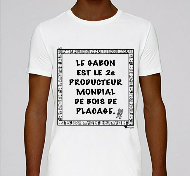 TEE-SHIRT ECONOMIE GABON BOIS