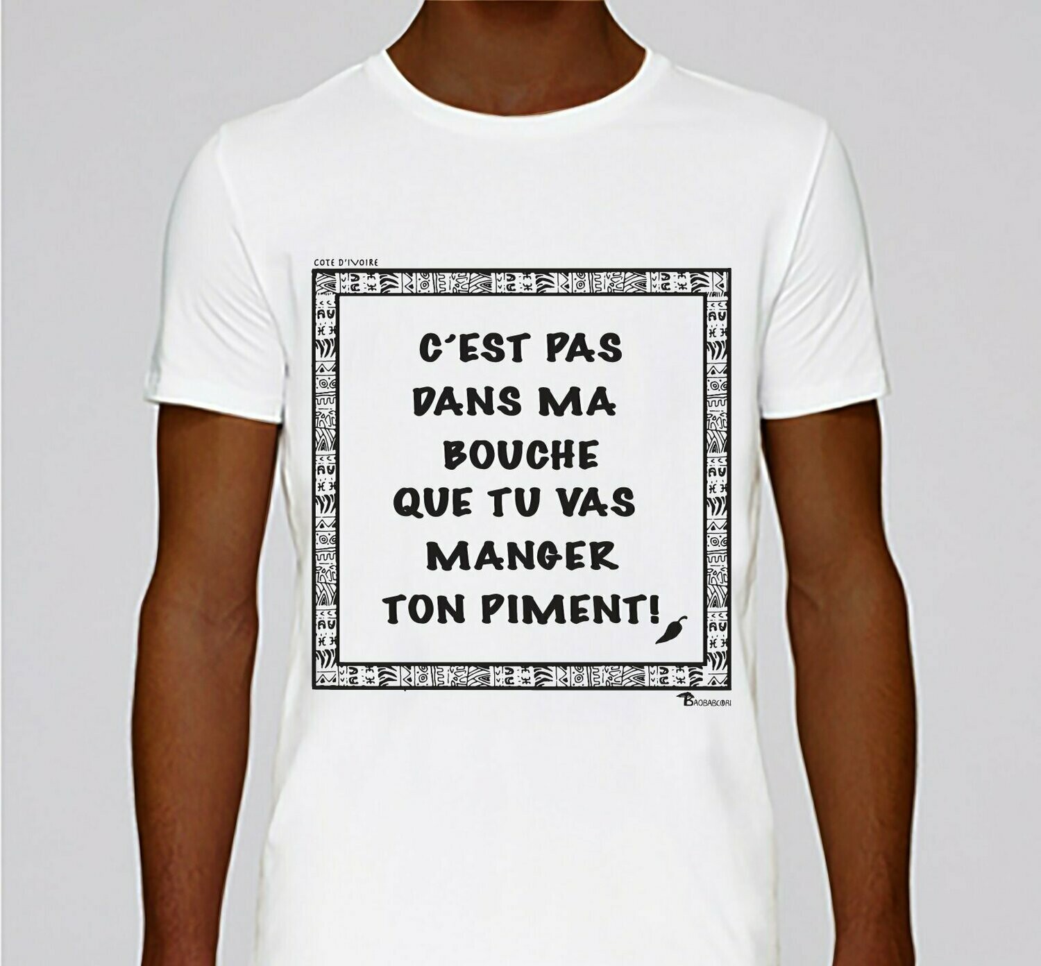 TEE-SHIRT EXPRESSION PIMENT CÔTE D'IVOIRE