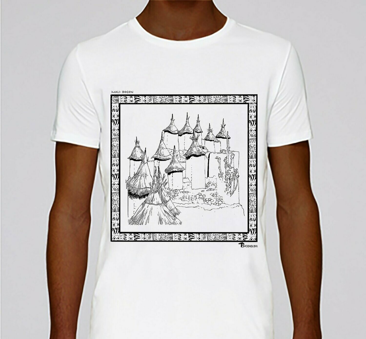TEE-SHIRT ARCHITECTURE DOGON MALI