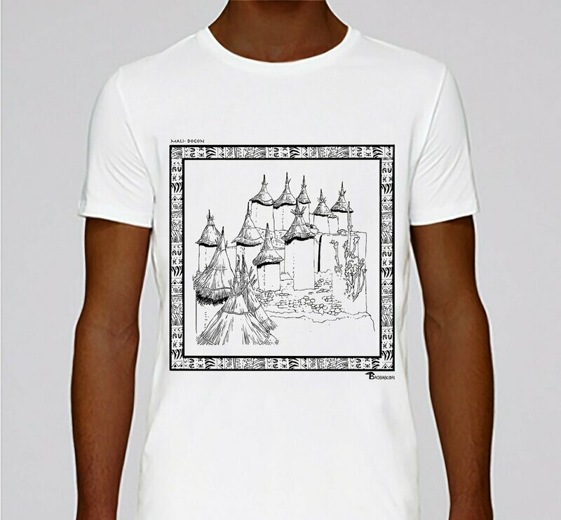 TEE-SHIRT ARCHITECTURE DOGON MALI