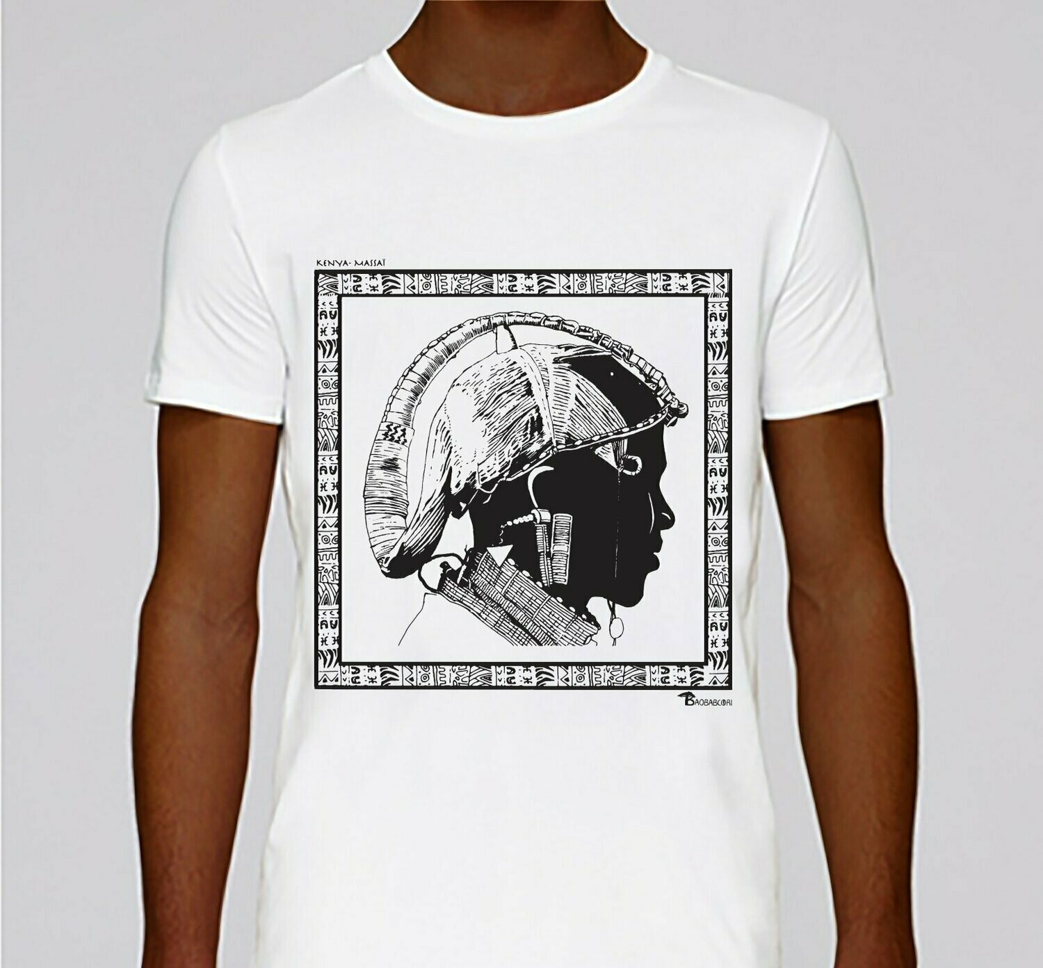 TEE-SHIRT COIFFURE MASAÏ KENYA