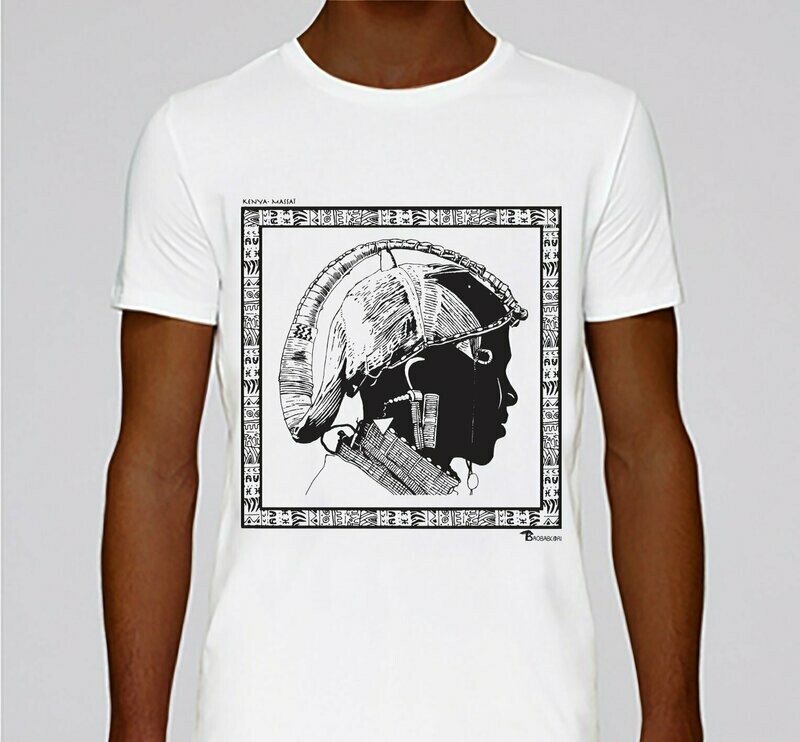 TEE-SHIRT COIFFURE MASAÏ KENYA