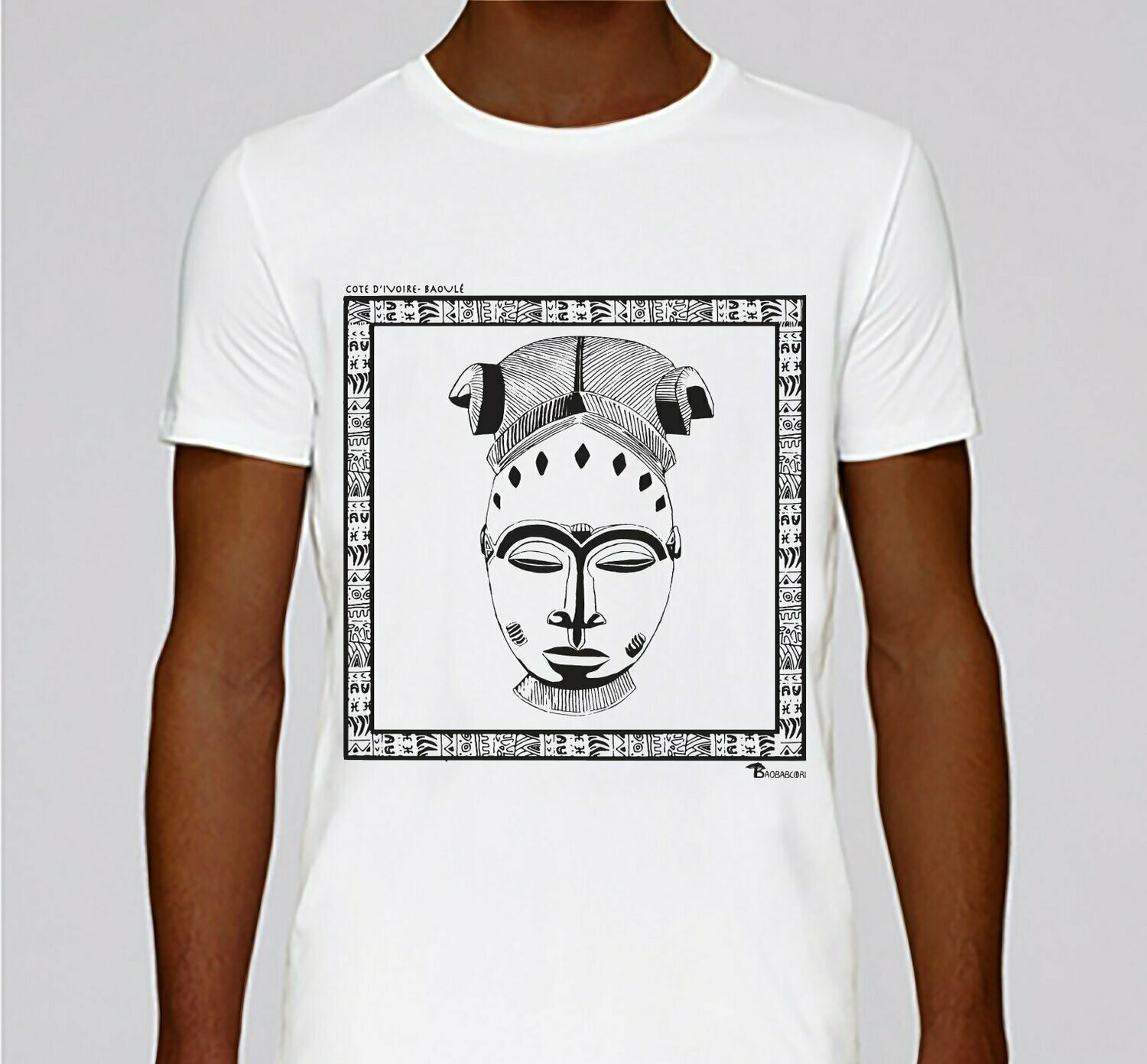 TEE-SHIRT MASQUE BAOULE CÔTE D'IVOIRE