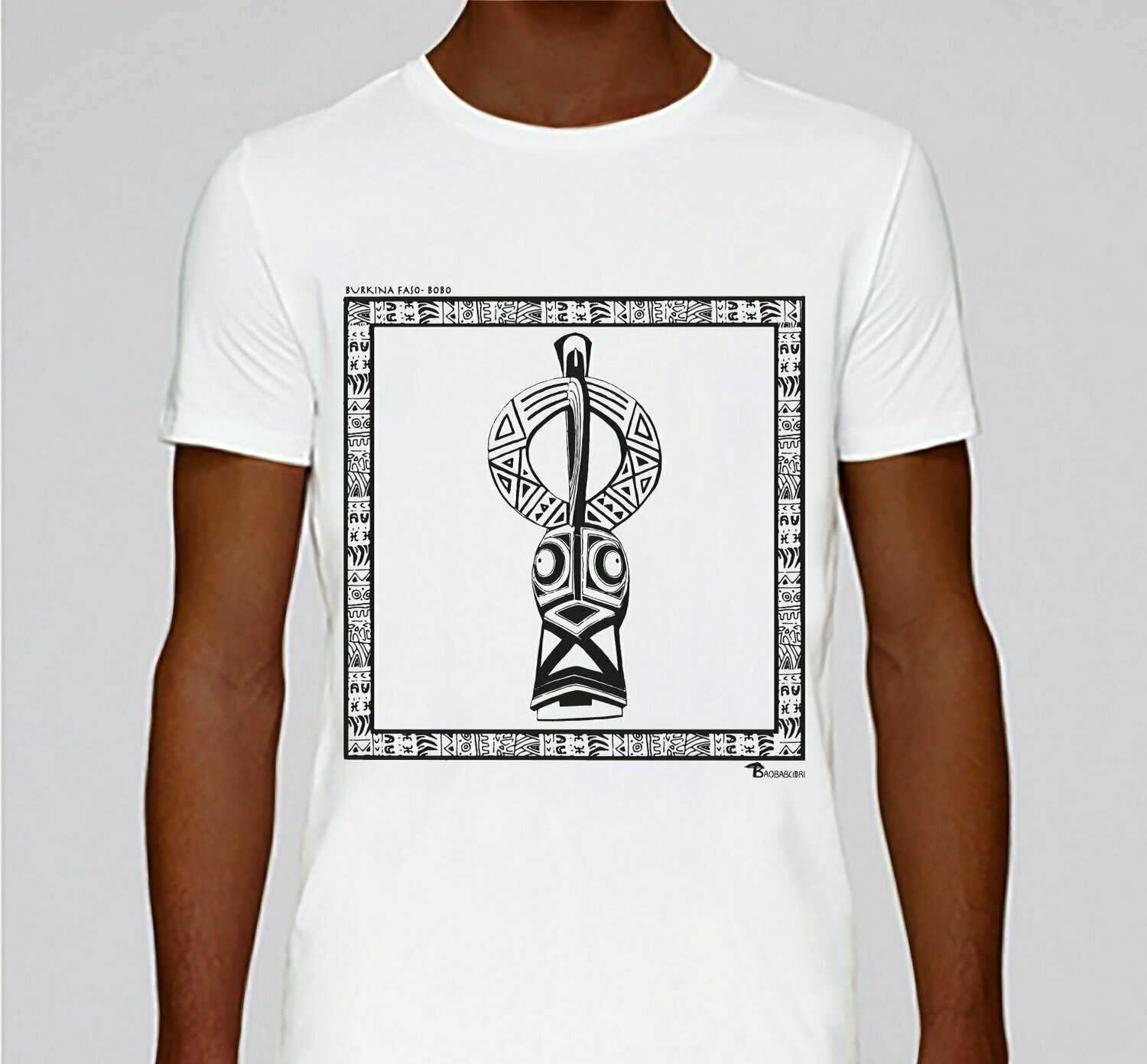 TEE-SHIRT MASQUE BOBO BURKINA FASO