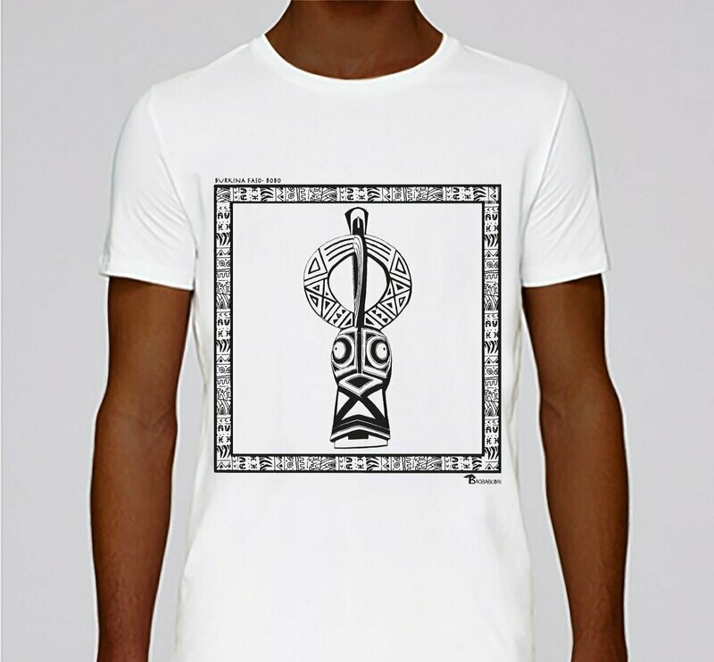 TEE-SHIRT MASQUE BOBO BURKINA FASO
