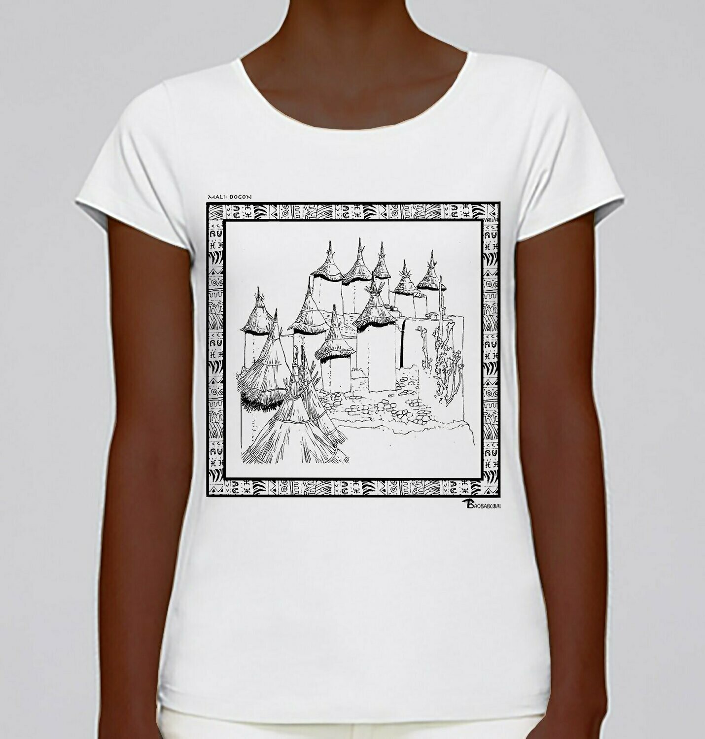 TEE-SHIRT ARCHITECTURE DOGON MALI