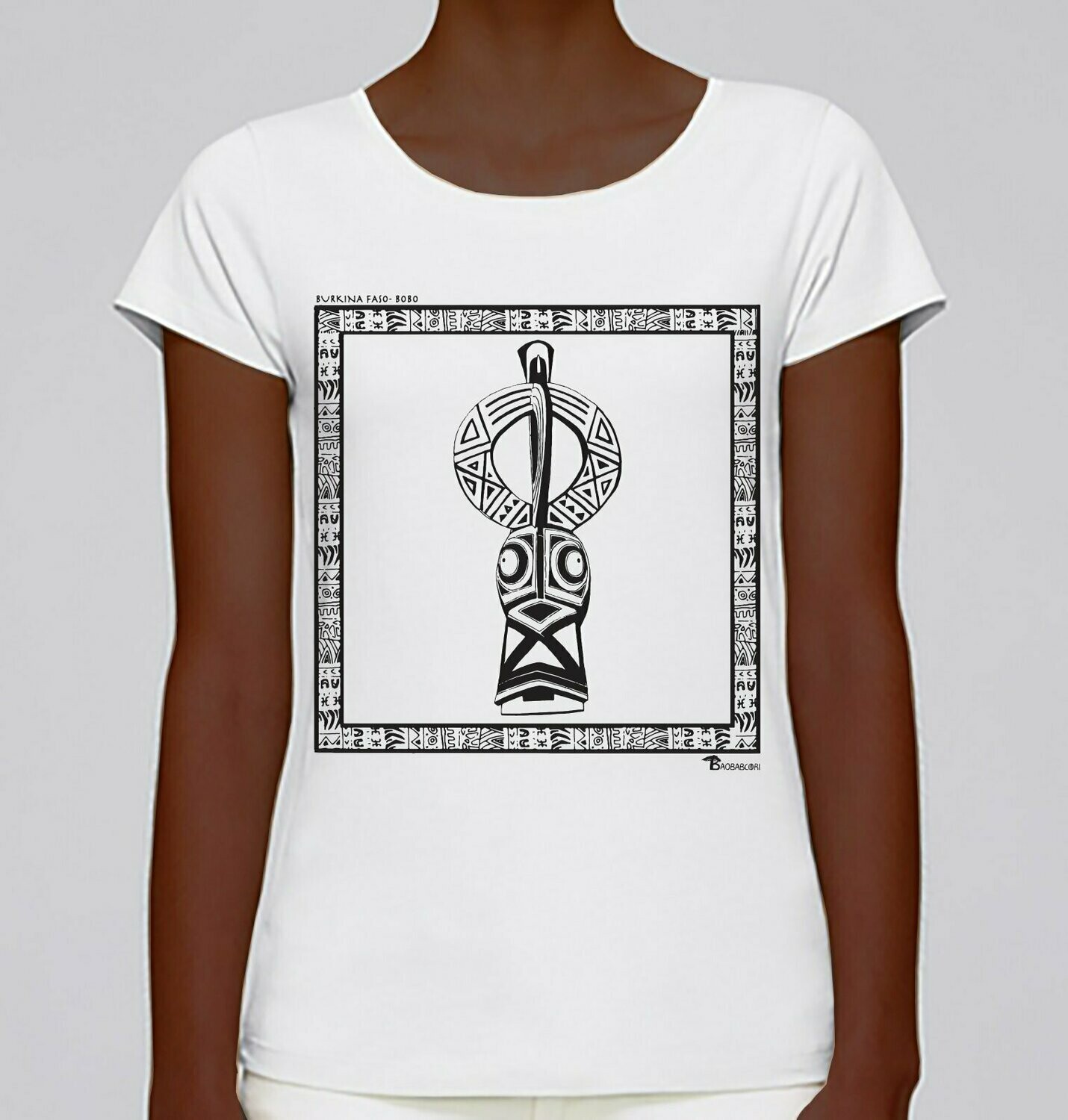 TEE-SHIRT MASQUE BOBO BURKINA FASO