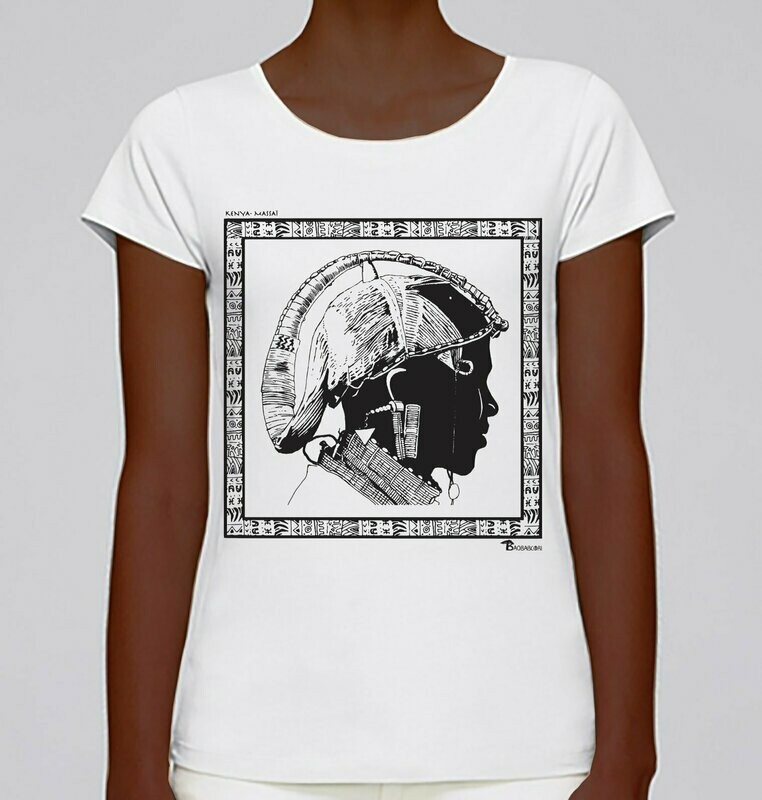 TEE-SHIRT COIFFURE MASAÏ KENYA