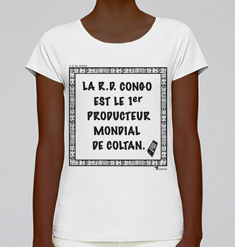 TEE-SHIRT ECONOMIE RDC CONGO COLTAN
