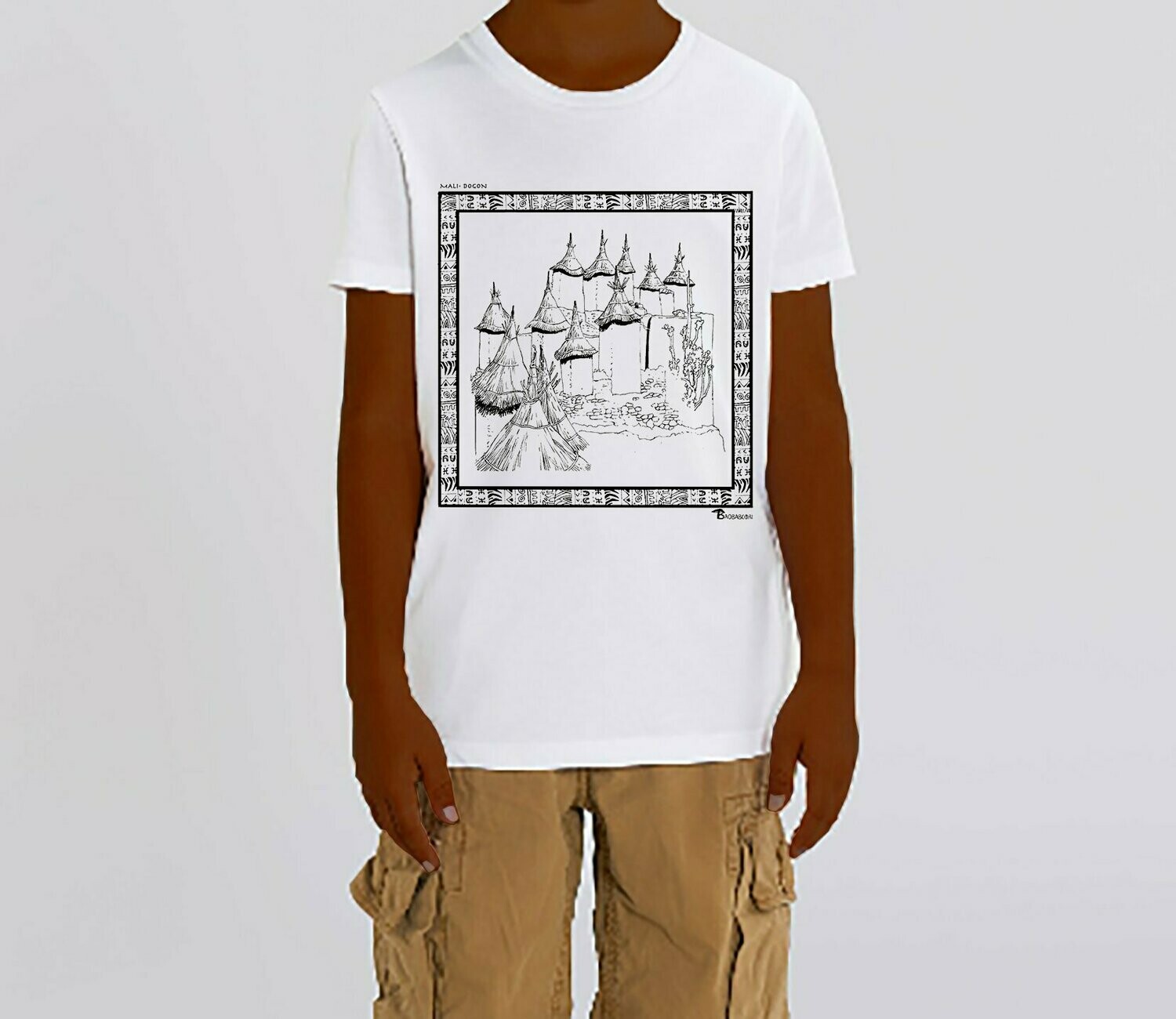 TEE-SHIRT ARCHITECTURE DOGON MALI
