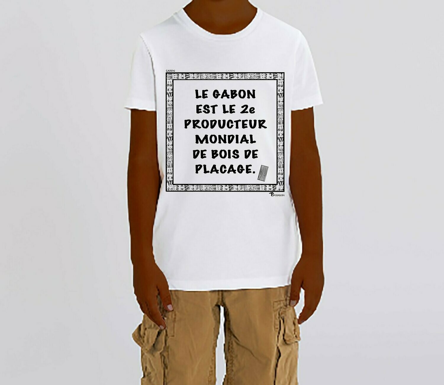 TEE-SHIRT ECONOMIE GABON BOIS