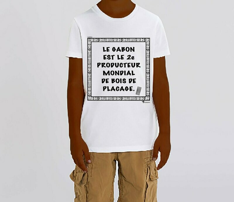 TEE-SHIRT ECONOMIE GABON BOIS