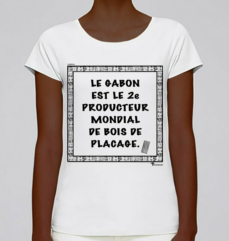 TEE-SHIRT ECONOMIE GABON BOIS