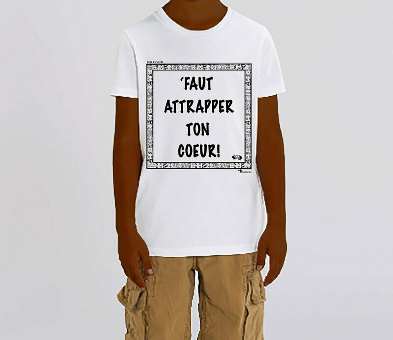 TEE-SHIRT EXPRESSION COEUR CÔTE D'IVOIRE