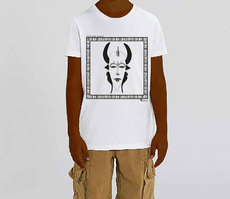 TEE-SHIRT MASQUE SENOUFO CÔTE D'IVOIRE