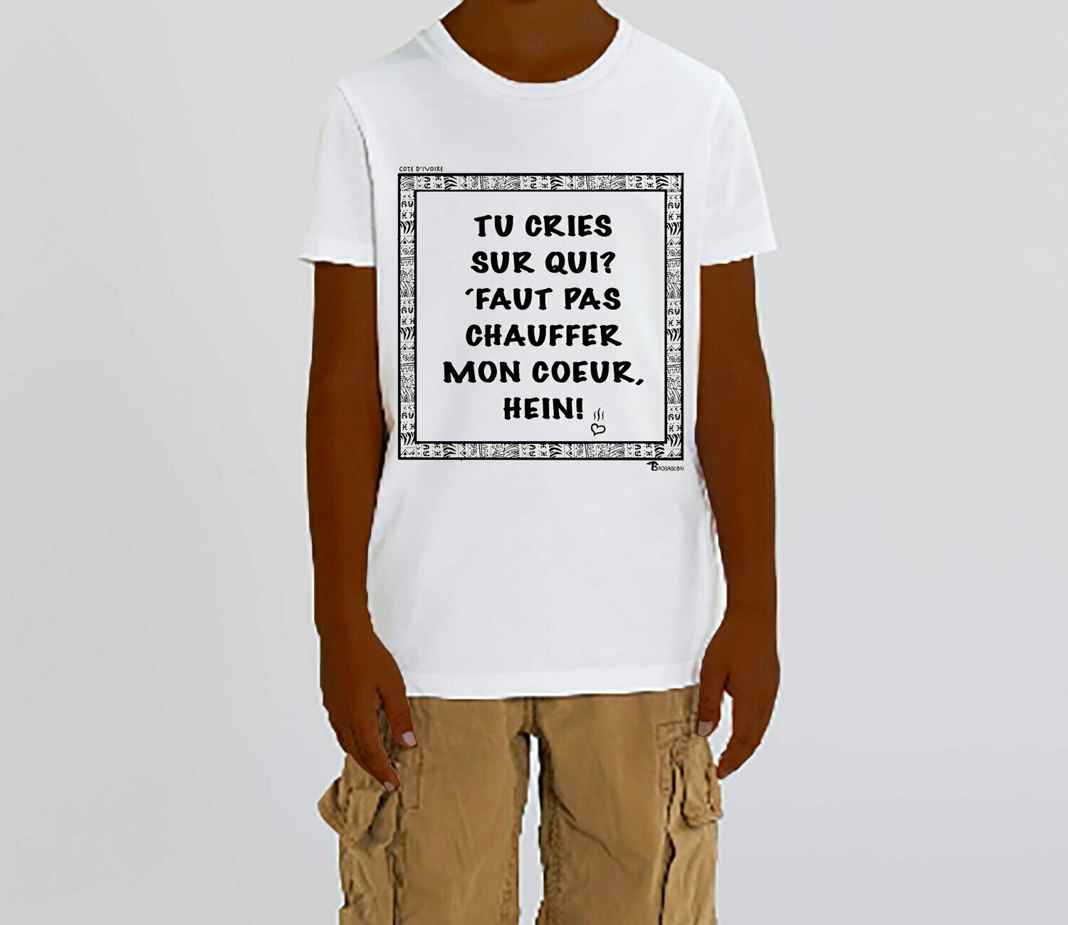 TEE-SHIRT EXPRESSION CRI CÔTE D'IVOIRE