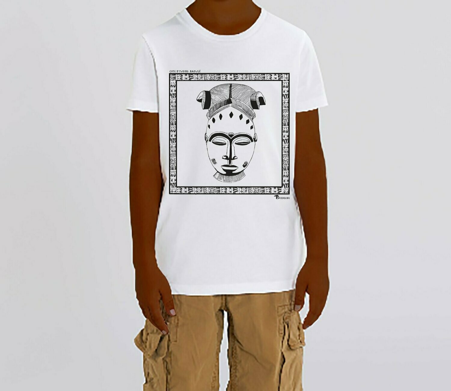 TEE-SHIRT MASQUE BAOULE CÔTE D'IVOIRE