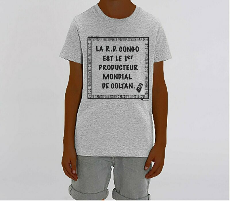 TEE-SHIRT ECONOMIE RDC CONGO COLTAN