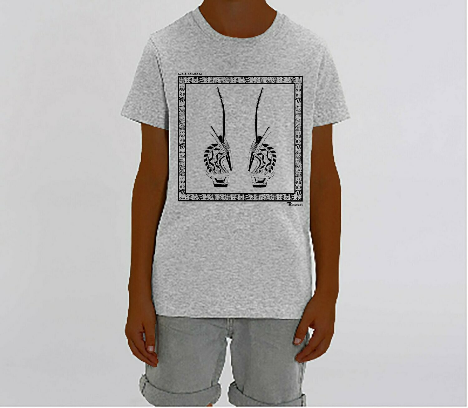 TEE-SHIRT STATUE BAMBARA MALI