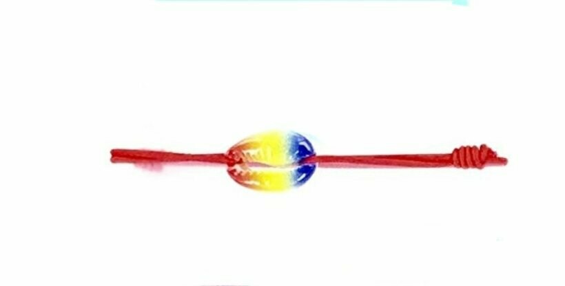 Bracelet cauri Joy, Couleur: Rouge solaire