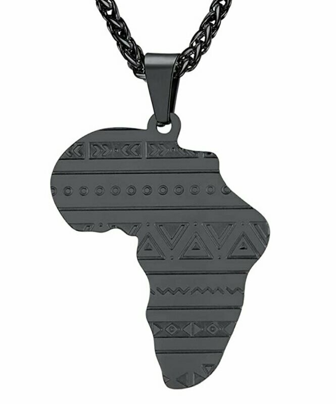 Chaîne + pendentif Afrique