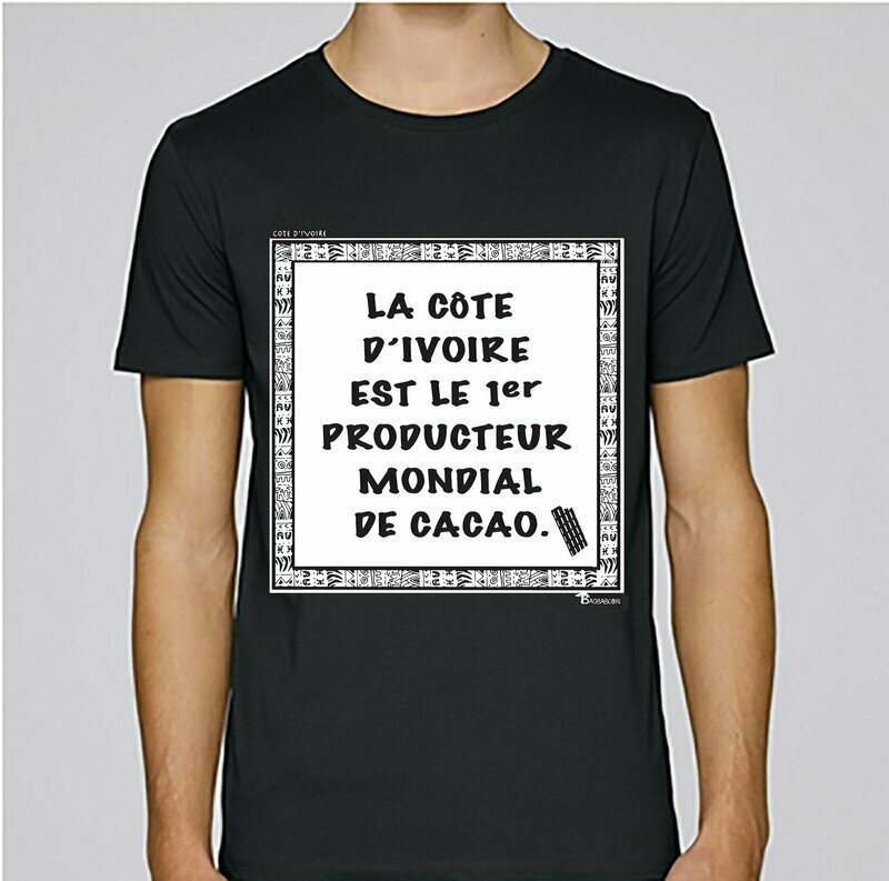 TEE-SHIRT ECONOMIE CÔTE D'IVOIRE CACAO
