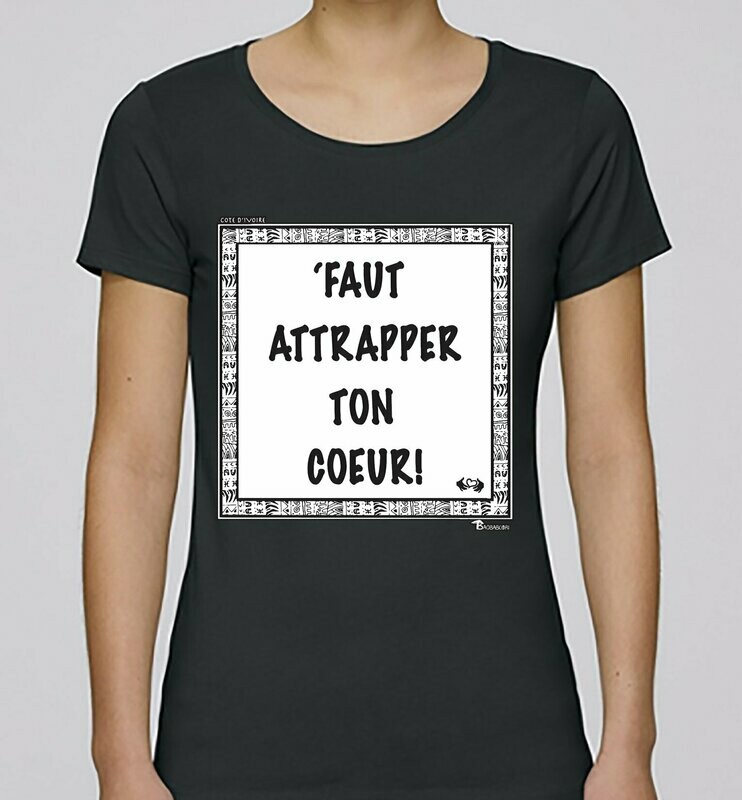 TEE-SHIRT  EXPRESSION COEUR CÔTE D'IVOIRE