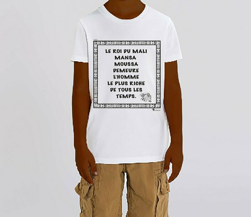 TEE-SHIRT ECONOMIE MALI MANSA MOUSSA