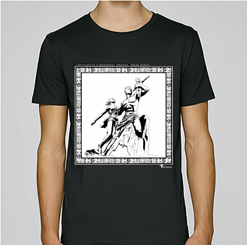 TEE-SHIRT MONUMENT DE LA RENAISSANCE AFRICAINE DAKAR