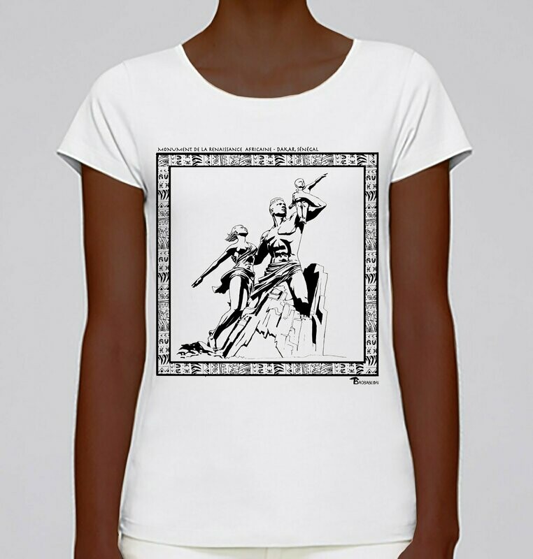 TEE-SHIRT MONUMENT DE LA RENAISSANCE AFRICAINE DAKAR