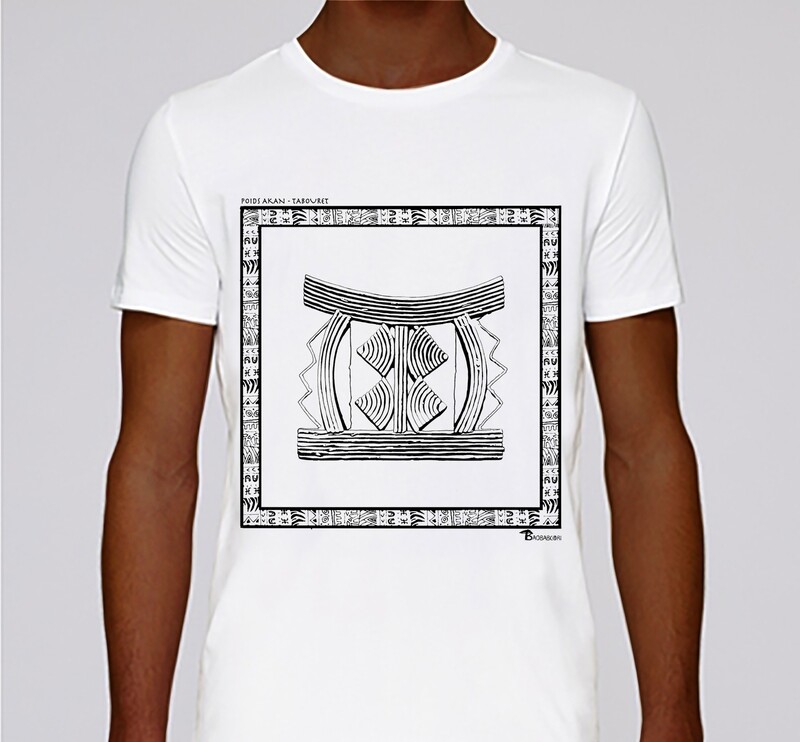 TEE-SHIRT POIDS AKAN TABOURET