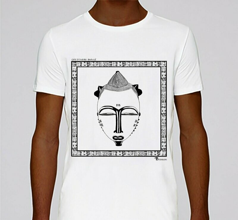 TEE-SHIRT MASQUE BAOULE AYA CÔTE D'IVOIRE