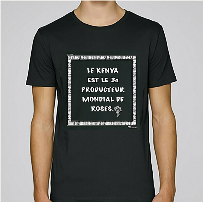 TEE-SHIRT ECONOMIE KENYA ROSES