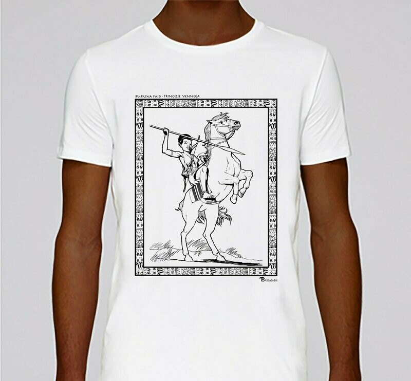 TEE-SHIRT PERSONNALITE BURKINA FASO PRINCESSE YENNENGA