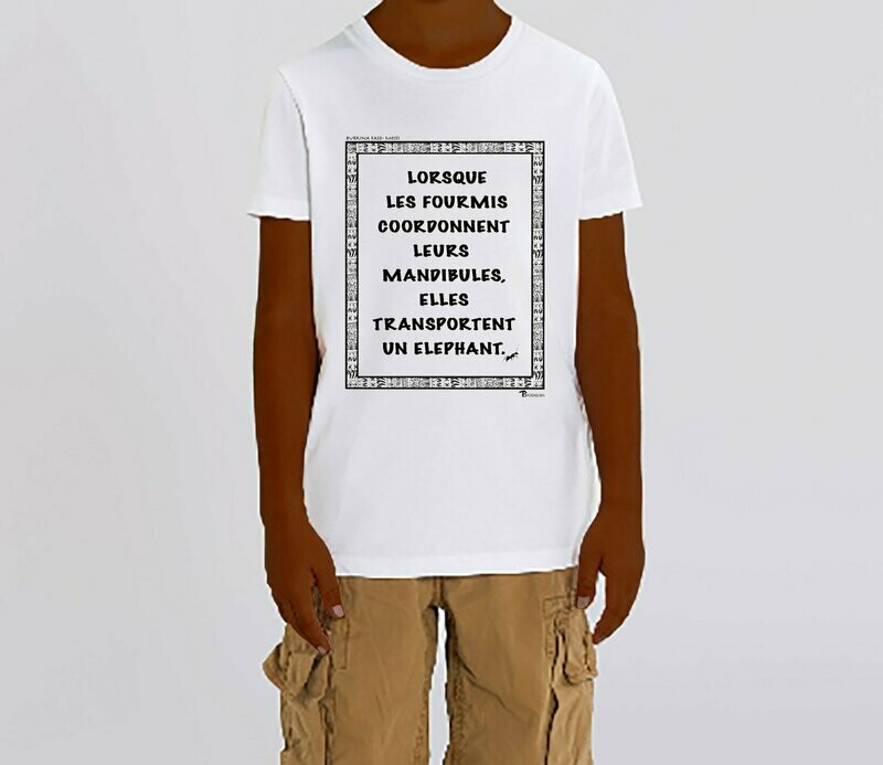 TEE SHIRT PROVERBE BURKINA FASO
