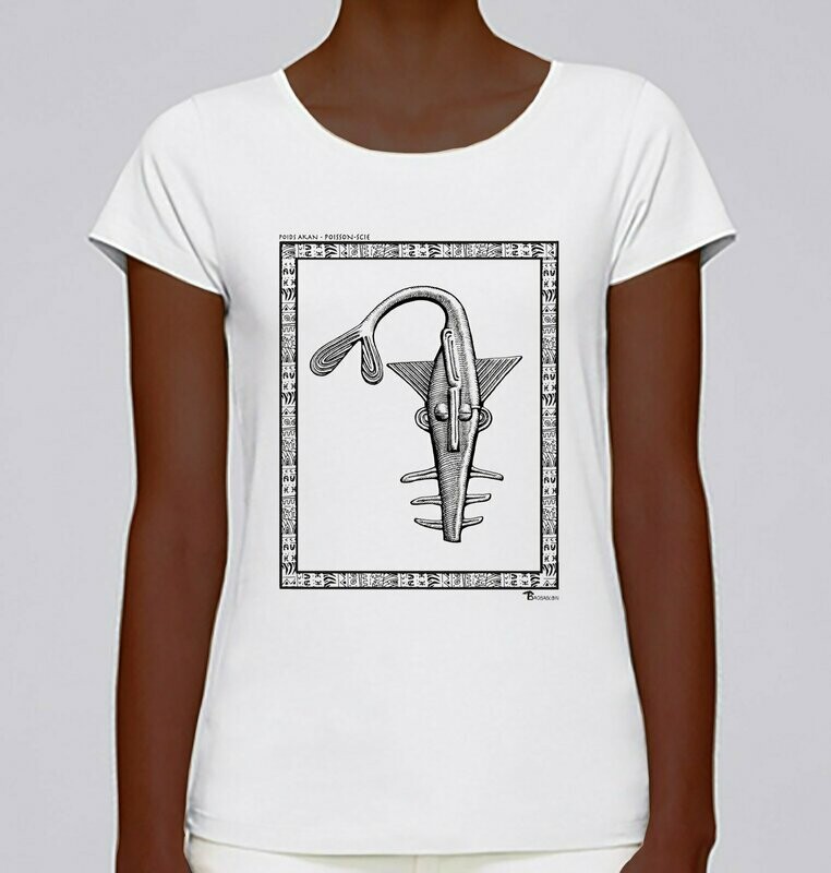TEE-SHIRT POIDS AKAN POISSON SCIE