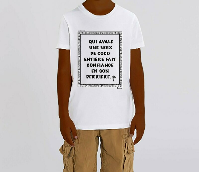 TEE SHIRT PROVERBE COTE D'VOIRE COCO