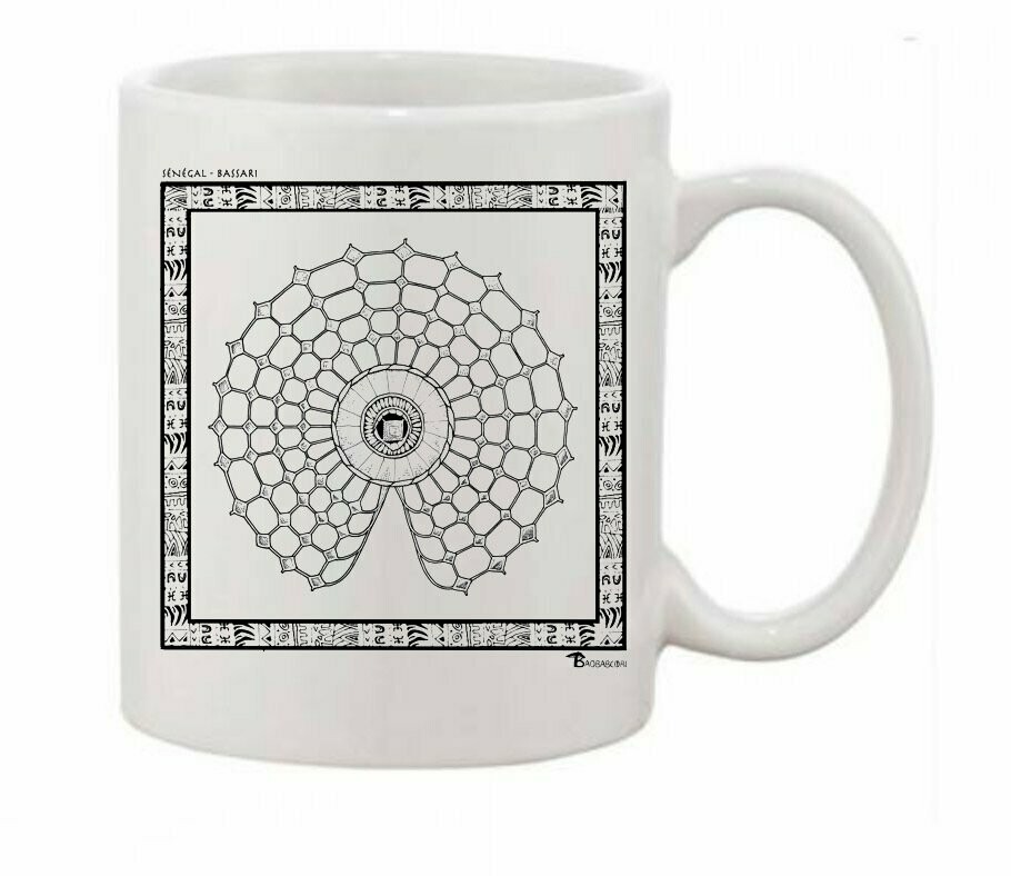 MUG MASQUE BASSARI SENEGAL