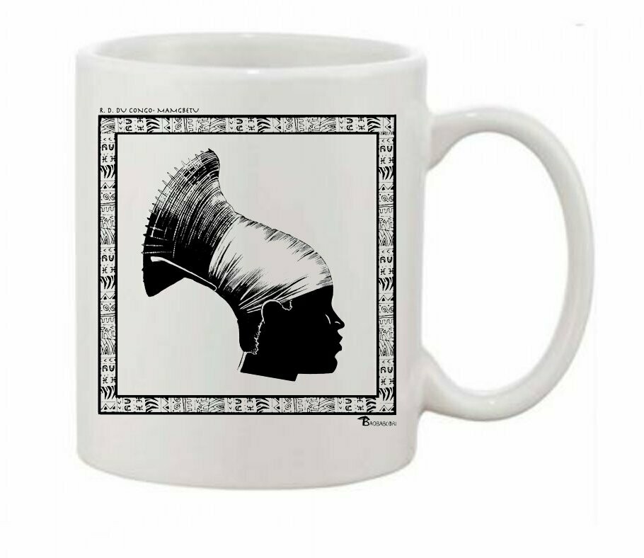 MUG COIFFURE MANGBETU RDC  CONGO