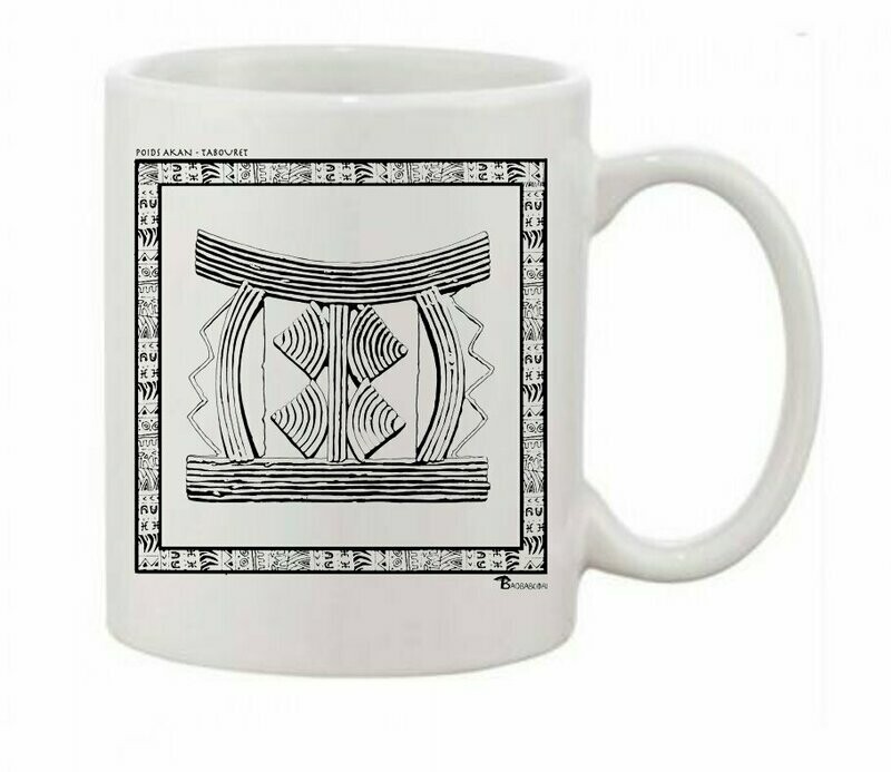 MUG POIDS AKAN TABOURET