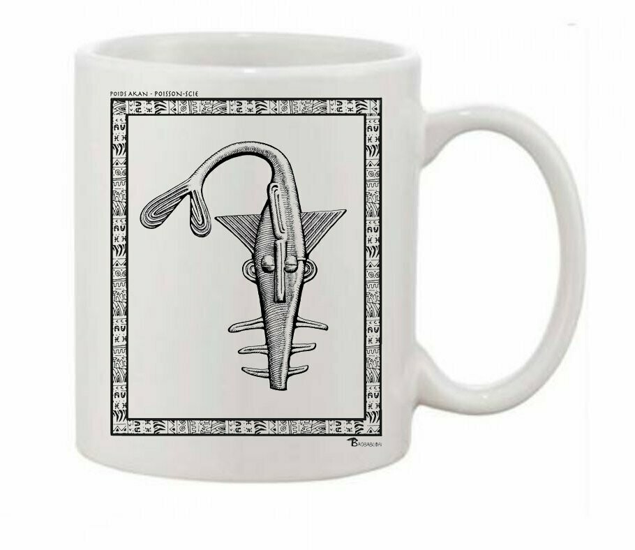 MUG POIDS AKAN POISSON SCIE