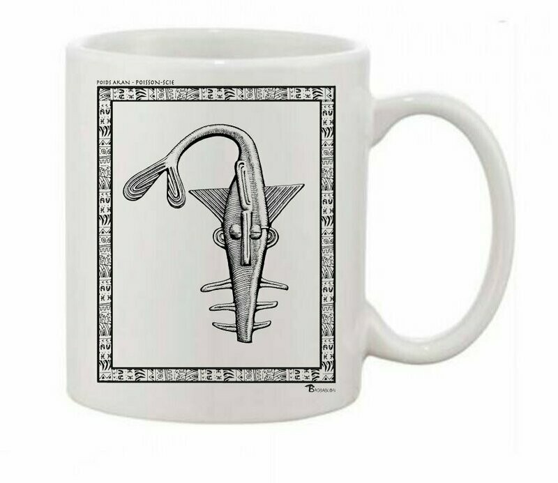 MUG POIDS AKAN POISSON SCIE