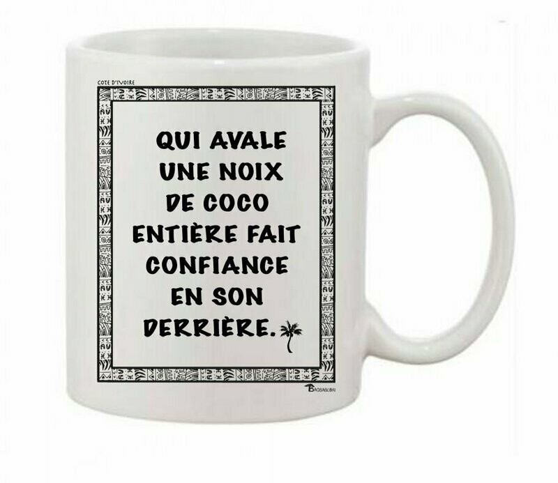MUG PROVERBE ET CITATION COTE D'VOIRE COCO