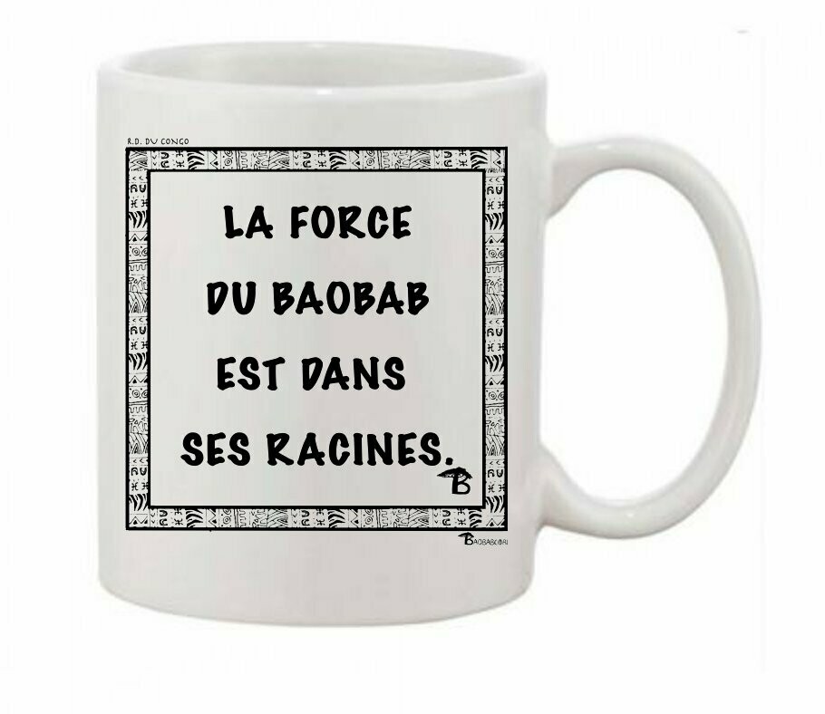 MUG PROVERBE ET CITATION CONGO BAOBAB