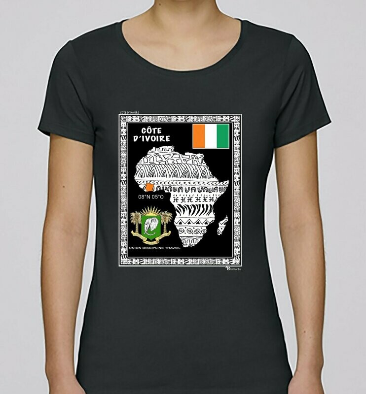 TEE-SHIRT PAYS COTE D'VOIRE